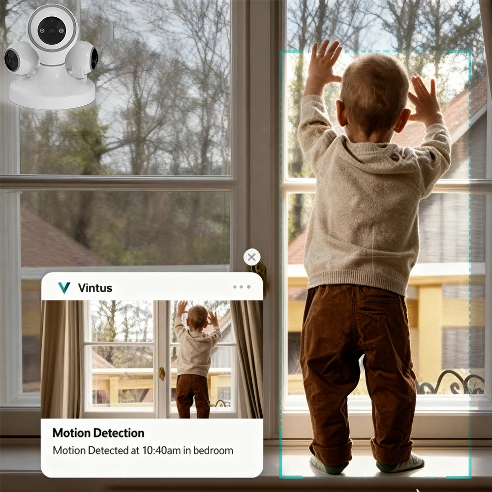 12MP 6K HD IP Camera Wifi Cctv Ptz Smart Color Night Vision AI Auto Tracking Camera Fisheye Lens Wireless Home Security Camera