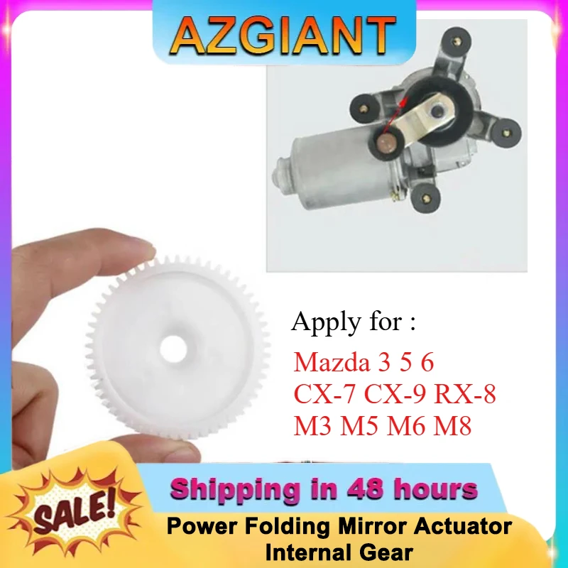 

AZGIANT for Mazda 3 5 6 CX-7 CX-9 RX-8 Power Window Lift Regulator Glass Lift Engine Motor Repair Inner Gear Replace Save Money