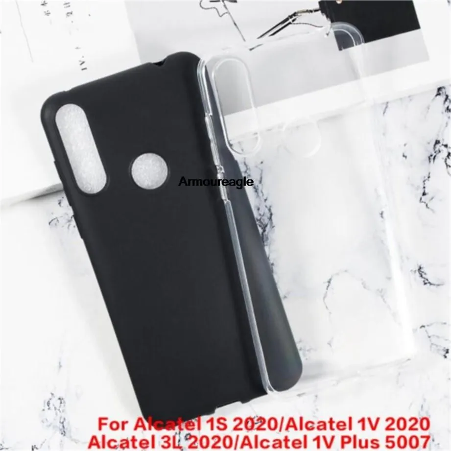 for alcatel 1se 2020 5030f case soft thin silicone tpu cover guard on for alcatel 1 sp 5030e 1se light 4087u phone funda shield