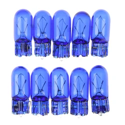 10Pcs T10 168 W5W 5W halogen white globe xenon sidelight front headlight bulb 12V