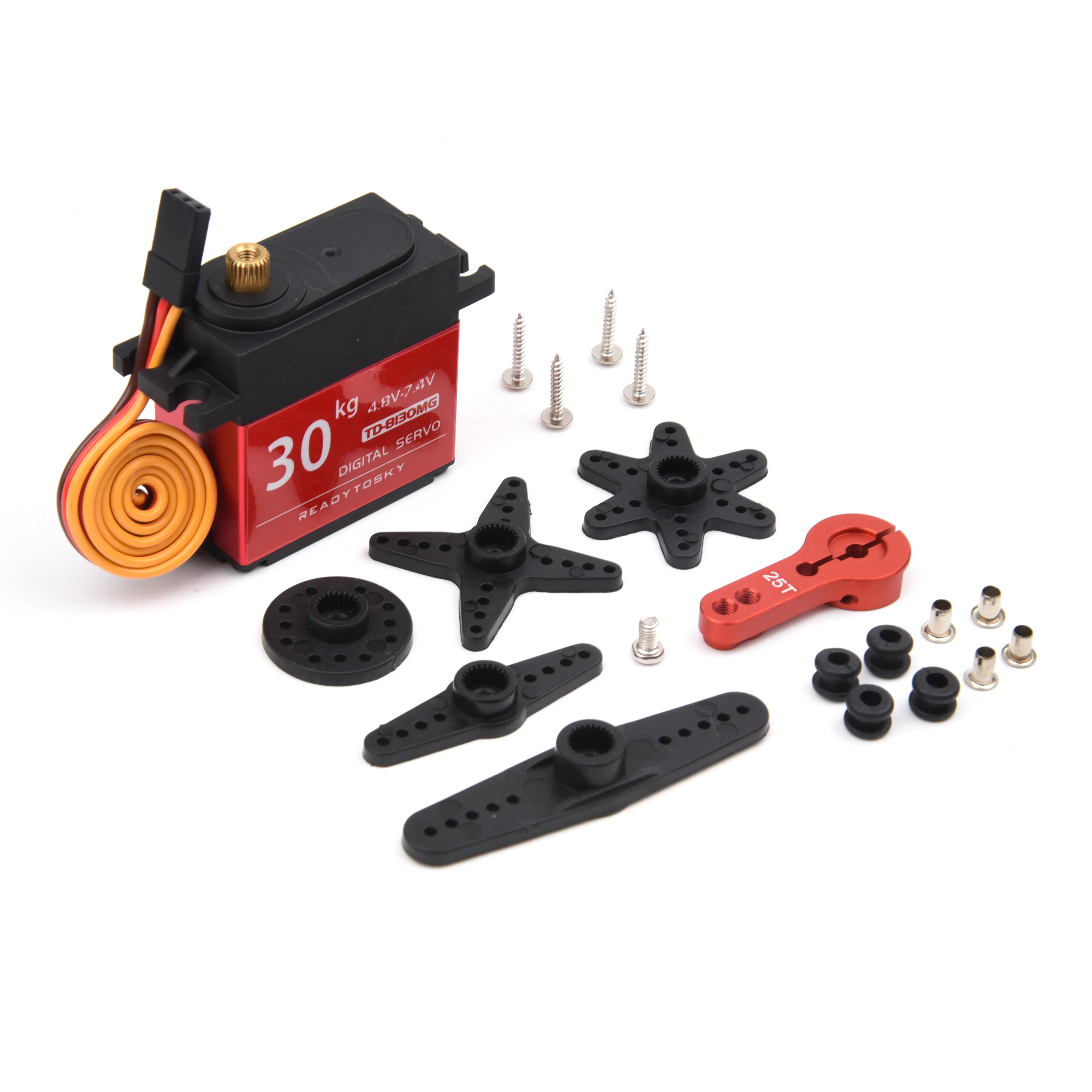 1X防水サーボ 20kg 25kg 30kg 35kg 40kg ハイスピードサーボ メタルギア デジタルサーボ RCバハサーボ 1/8 1/10スケールRCカー用