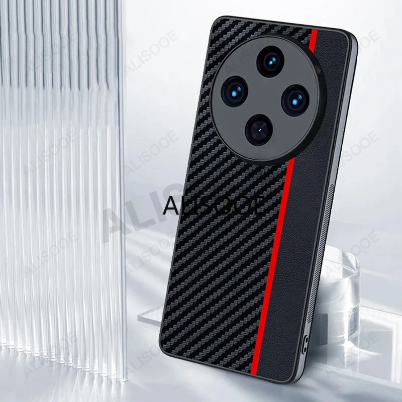 Funda für Redmi 14c Fall Luxus Faser Textur Pu-Leder Schutzhülle für Xiaomi Redmi 14c stoß feste Capa