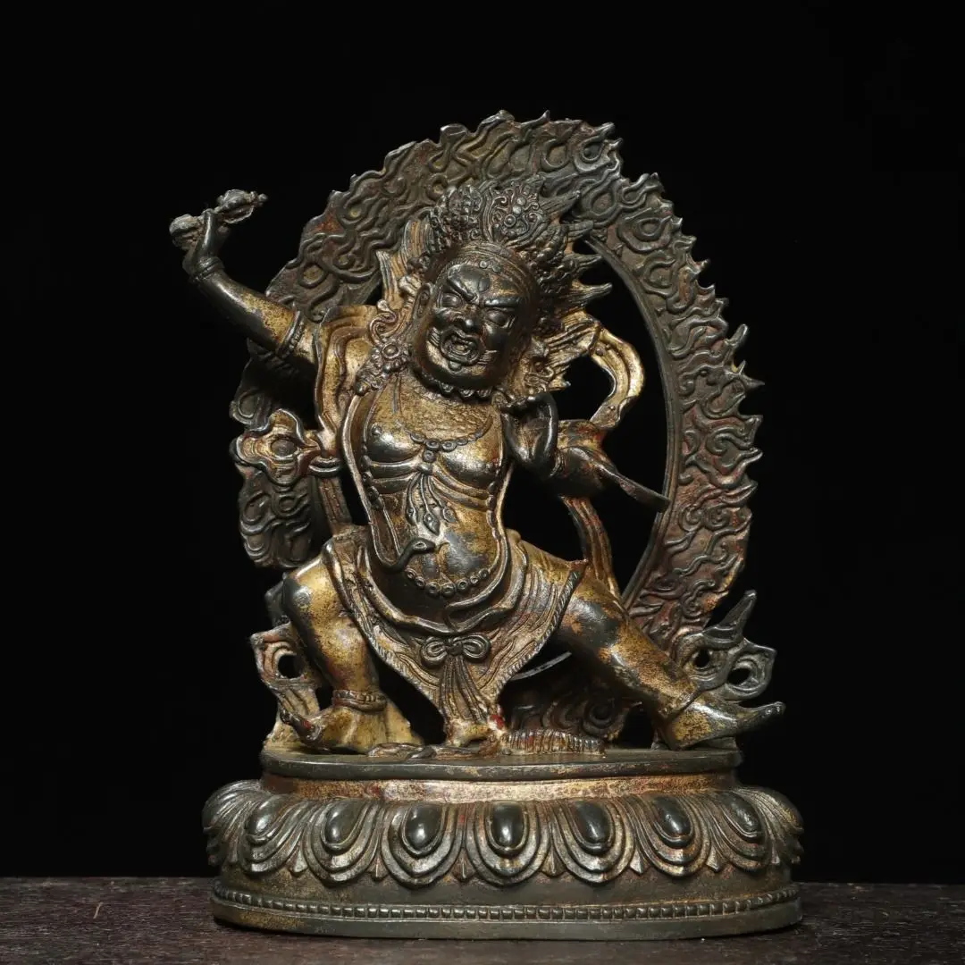 Tibetan Buddhism Vajrapani Bodhisattva Buddha Statue Mahakala Dharma Protector Buddhist Shrine Home Devotional Decor