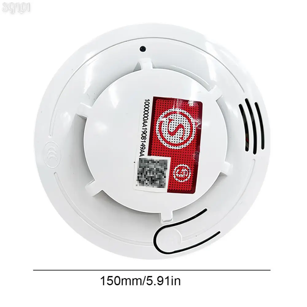 Fire Protection Smoke Detector, Home Fire Alarm, Detector de fumaça com baterias, Home Security System, 1 Pc, 2Pcs