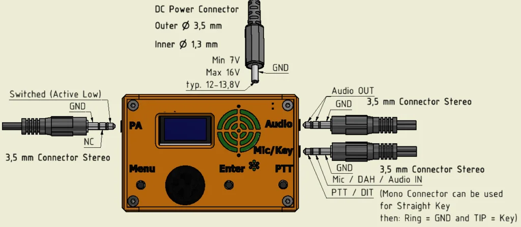 DIY kits usdx usdx Adóvevőkészülék 5-band multimode Rövidhullám  HF QRP Rádióadó