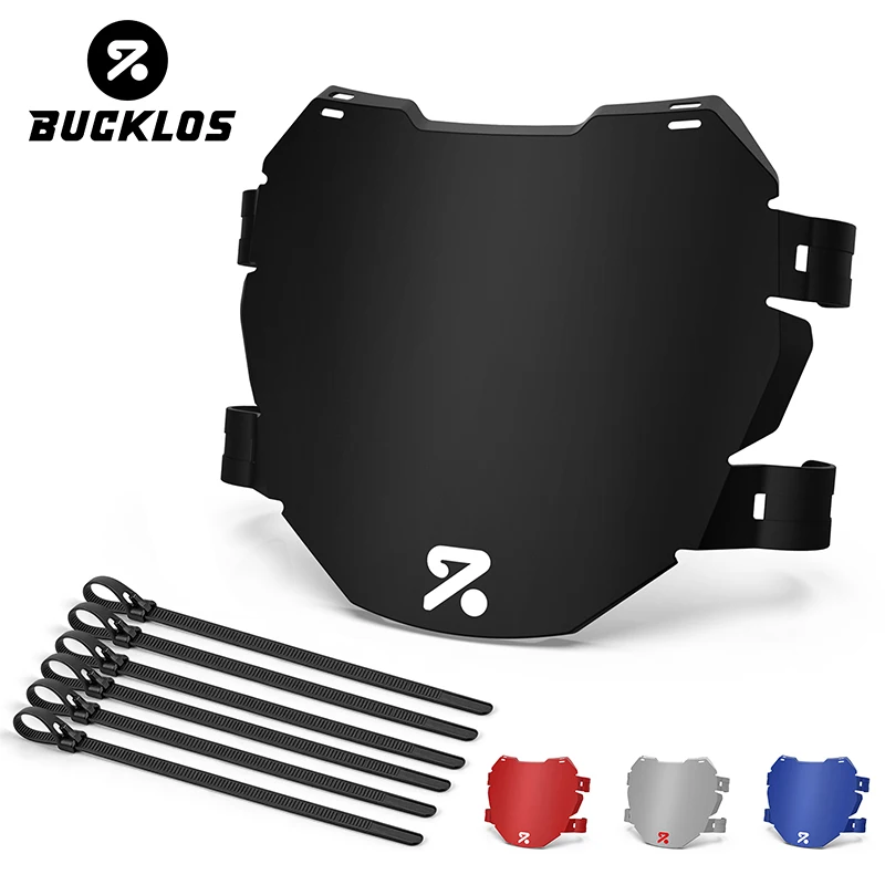 BUCKLOS Fahrrad-Gabelnummernschilder für MTB Enduro Motocross DH Racing – Nummernschilder für Dirt Bike Gabeln zur Schmutzprävention – Zubehör
