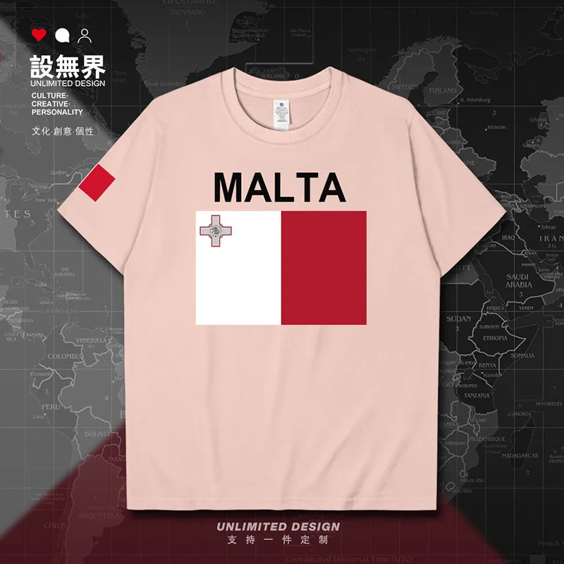 Republic of Malta MLT MT mens t shirt tees men's Short Sleeve new sports brands casual tracksuit white gyms summer clothes