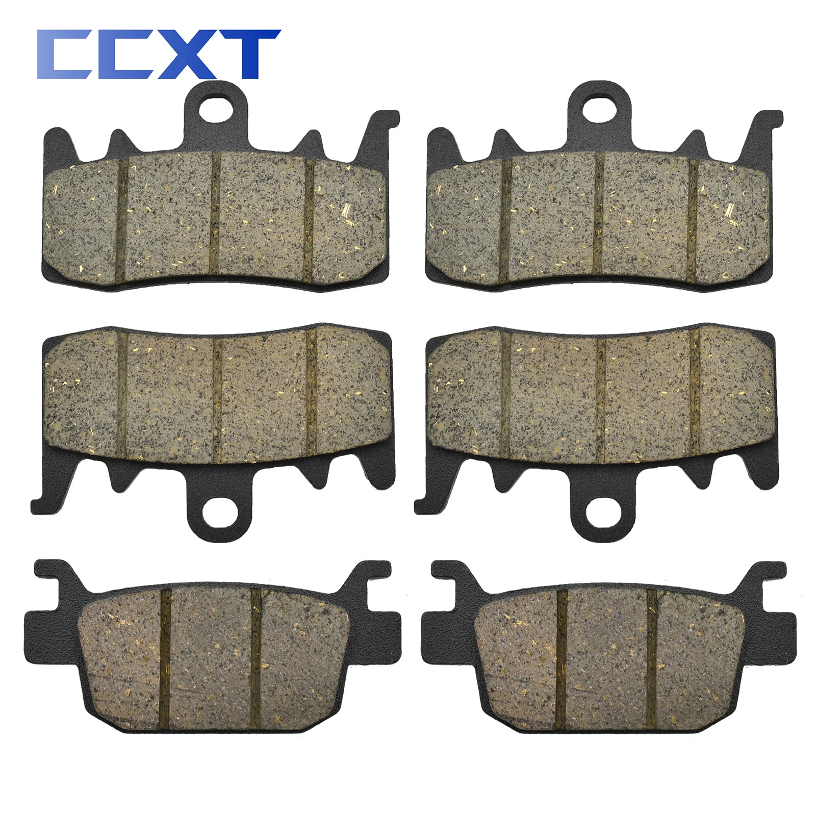 Motorcycle Front and Rear Metal & Brass Alloys Brake Pads For KYMCO AK550 AK 550 2017 2018-2021 Motocross Universal Accessories