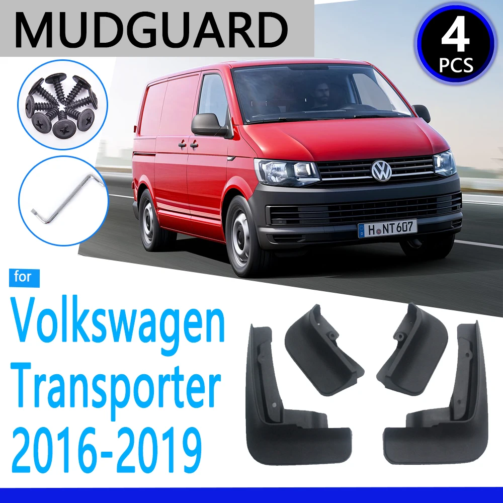 Mudguards for Volkswagen VW Transporter T6 Caravelle Multivan 2016~2019  Car Accessories Mudflap Fender Auto Replacement Parts