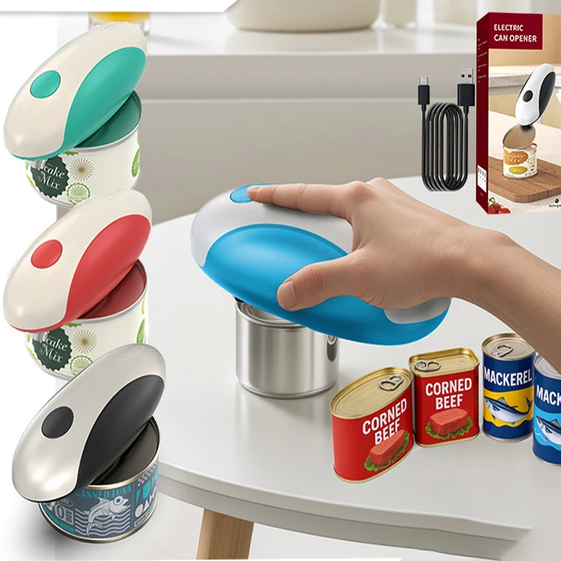 

A Wireless Can Opener With a Long Battery Life And Smart Charging Feature Featuring a Safe Edge Design Makes a Great Gift For