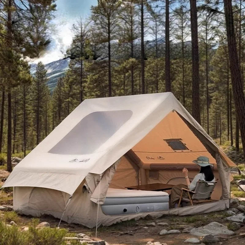 

Непромокаемая портативная дымоходная надувная палатка, уличная быстроавтоматическая открывающаяся палатка, утолщенная мебель для песчаного пляжа, кемпинга