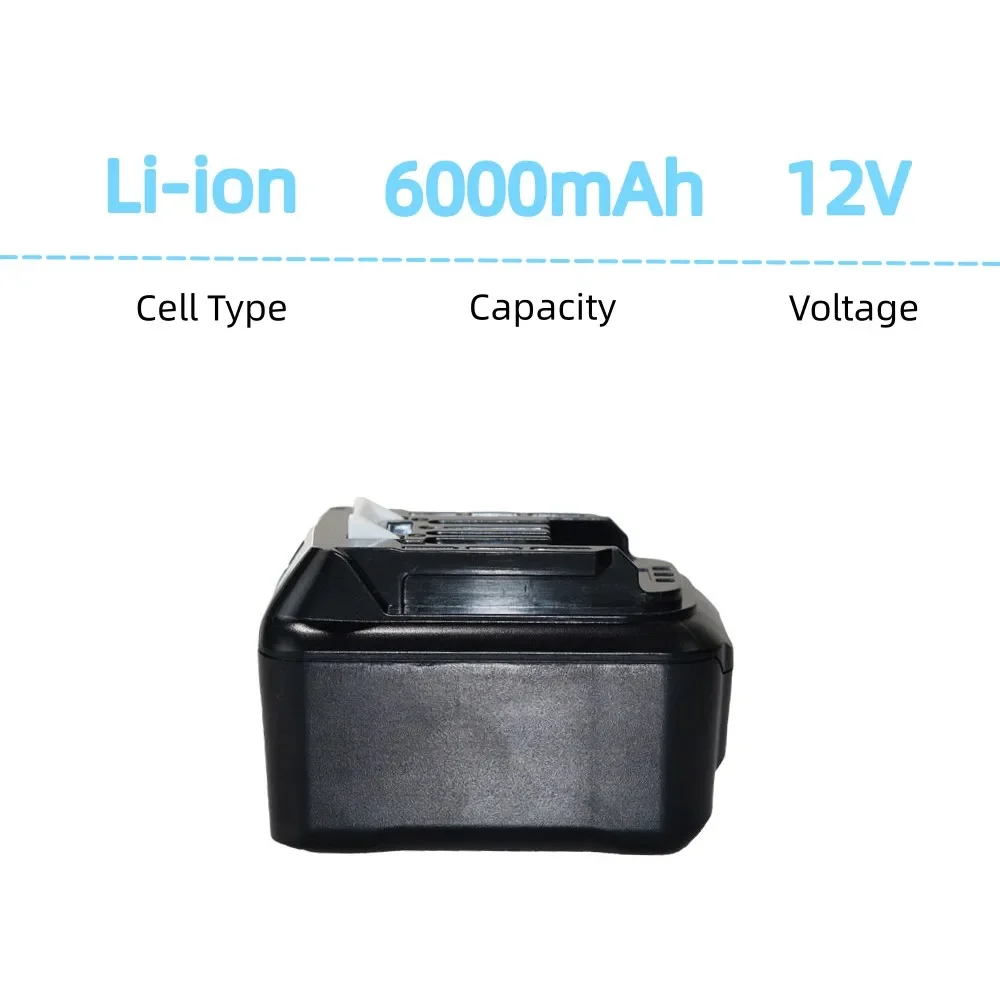 12V 4000mAh/6000mAh Rechargeable Battery Power Tools for Makita BL1016 BL1041B BL1021B MT01Z FD07Z PH05Z PH04Z RJ03Z SH02Z FD06Z