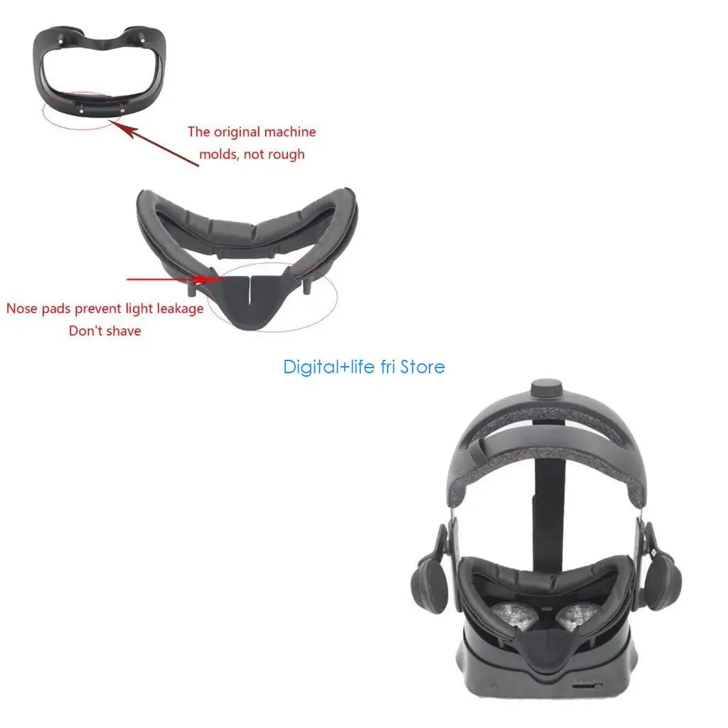 E06D Eye Mask Pad Face Headset Eye Mask Frame Home Spare Cover Fit for Valve Index