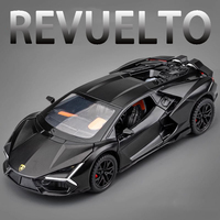 1:32 Revuelto Sports Car Toy  Models Alloy Diecast URUS Supercars Doors Opened Sound Light Pull Back Ornament Cars for Kids Gift
