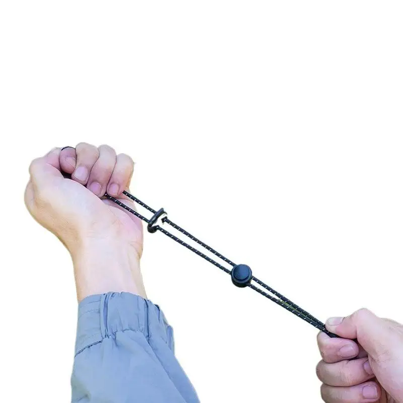 2pcs Backpack Walking Stick Holder Trekking Hiking Pole Fixing Tie Cord Rope Outdoor Sports Small Tools For Camping Mountain