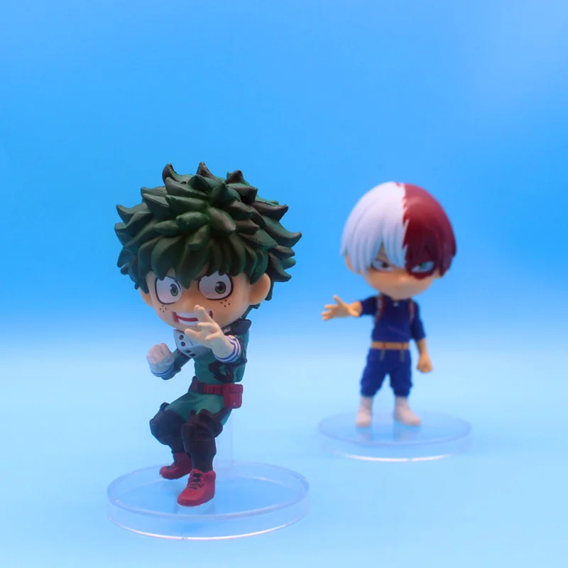 

Japan My Hero Academia Figures Midoriya Izuku Bakugou Katsuki Todoroki Shoto Models Anime Gift Toys