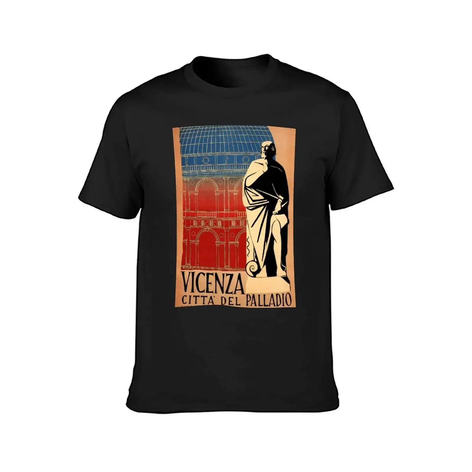 VICENZA Citta Del Palladio ITALY Vintage Tourism Travel Advertising Art Poster T-Shirt sweat men clothing