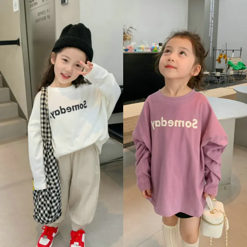 تي شيرت للأولاد والبنات بأكمام مكشوفة الأكتاف مع قلنسوة غير رسمية 2025 أنماط الربيع والخريف أفضل جديد للأعمار من 3 إلى 7 سنوات