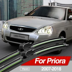 For Lada Priora 2170 2171 2172 2007-2018 Front Windshield Wiper Blades 2pcs Windscreen Window Accessories 2008 2010 2015 2017