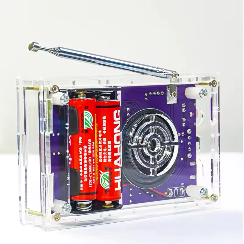 DIY FM Radio Electronic Kit 87-108MHz Adjustable Frequency Digital Display Soldering Project Practice Solder RDA5807S - Image 4