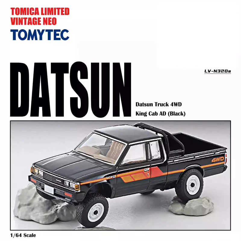 Takara Tomy Tomytec 1/64 TLV-N320a/321a Nissan Truck 4X4 Datsun Truck 4wd King Cabine Ad Alloy Speelgoed Motor Giest Metalen Model Cadeau