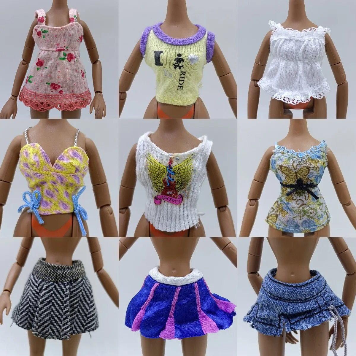 many kinds of clothes pants tops shirt for Bratz doll Monsterse High doll 30cm doll
