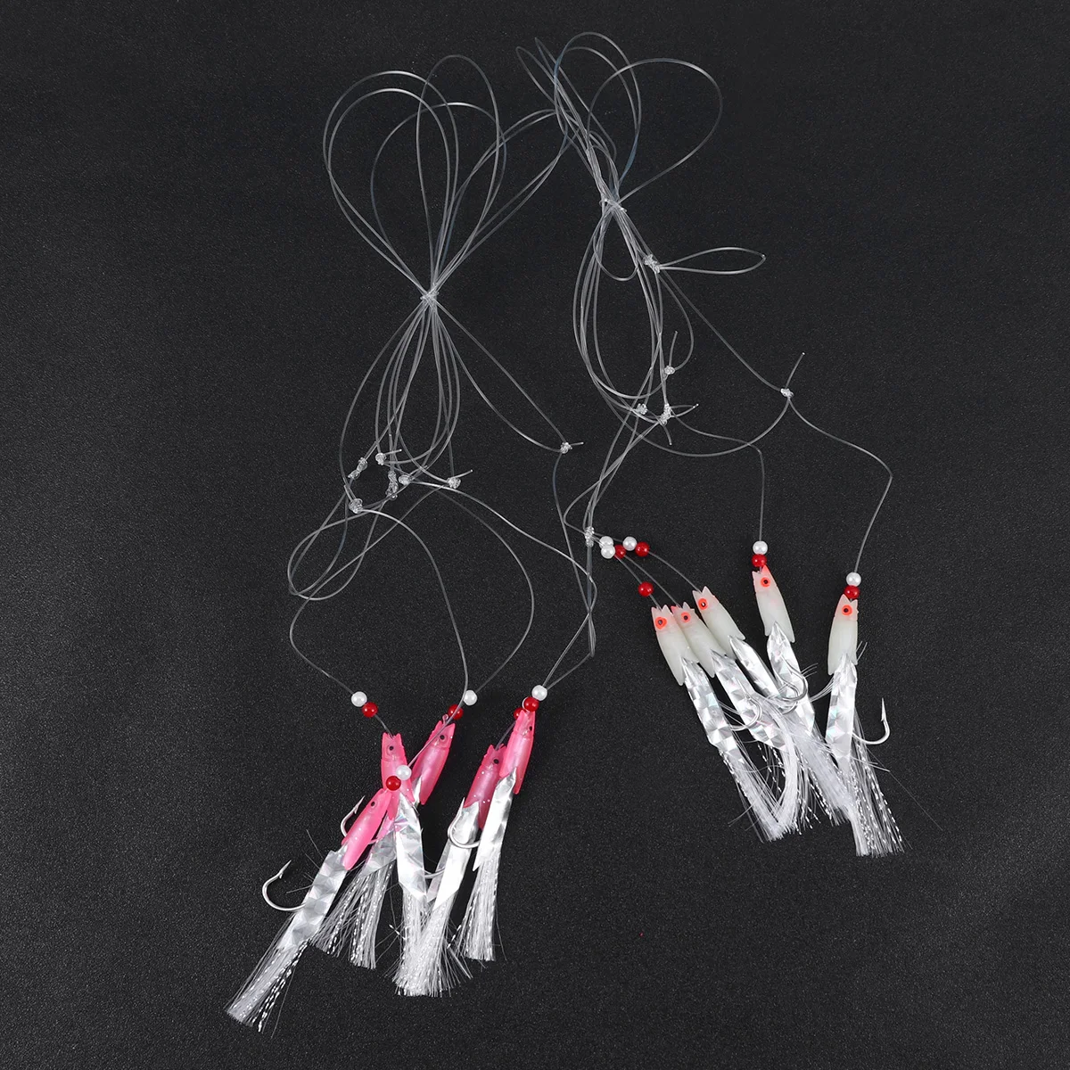 

10 Pcs Fish Skin Simulated Fish Skin Hooks Hooks Reusable Rust Proof Fishing Lure Bait Tackle Accessory Attract
