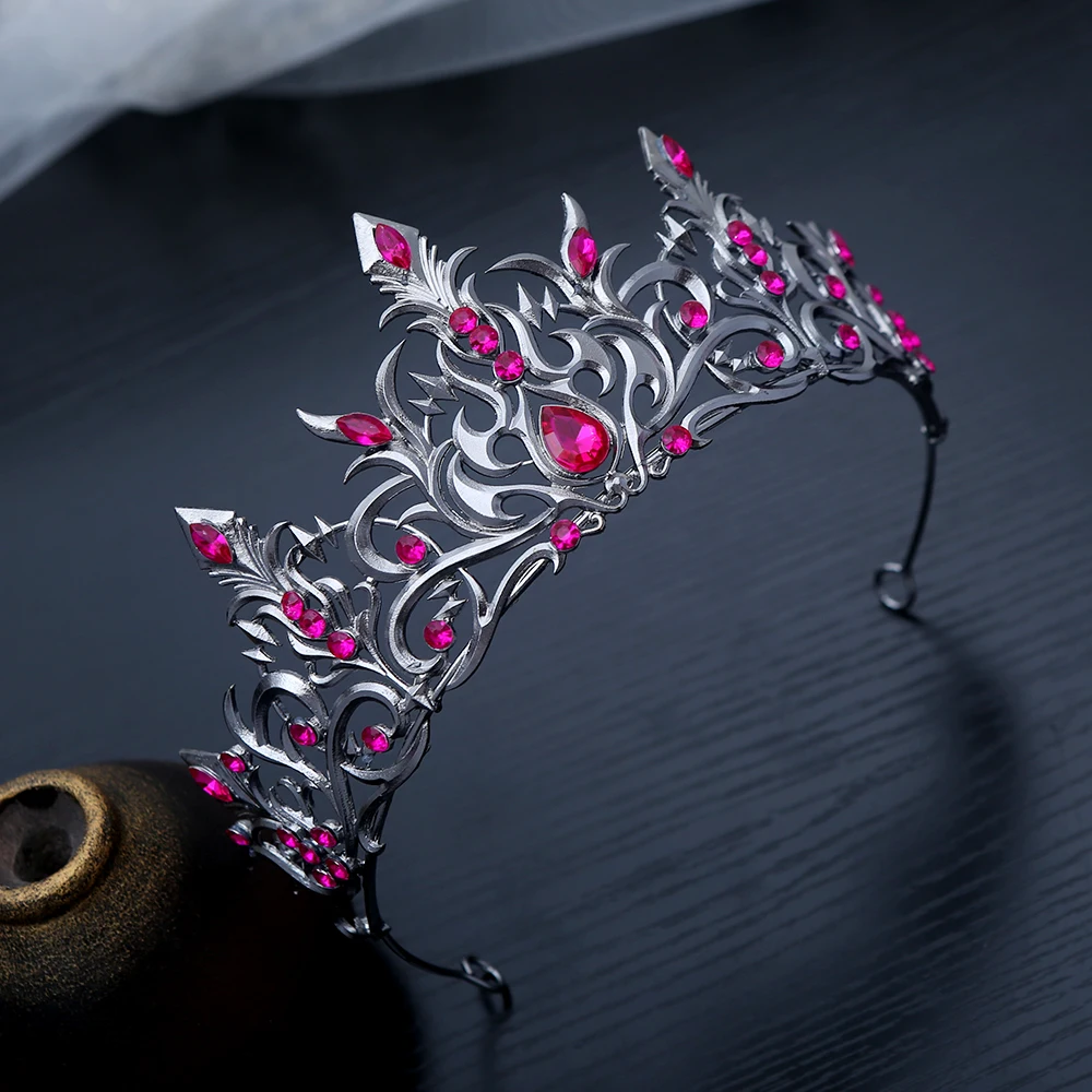 

1 шт., готические драгоценные камни, корона для волос, замысловатый средневековый фэнтезийный дизайн, идеальный косплей, Ренессанс, очаровательный, для особых случаев