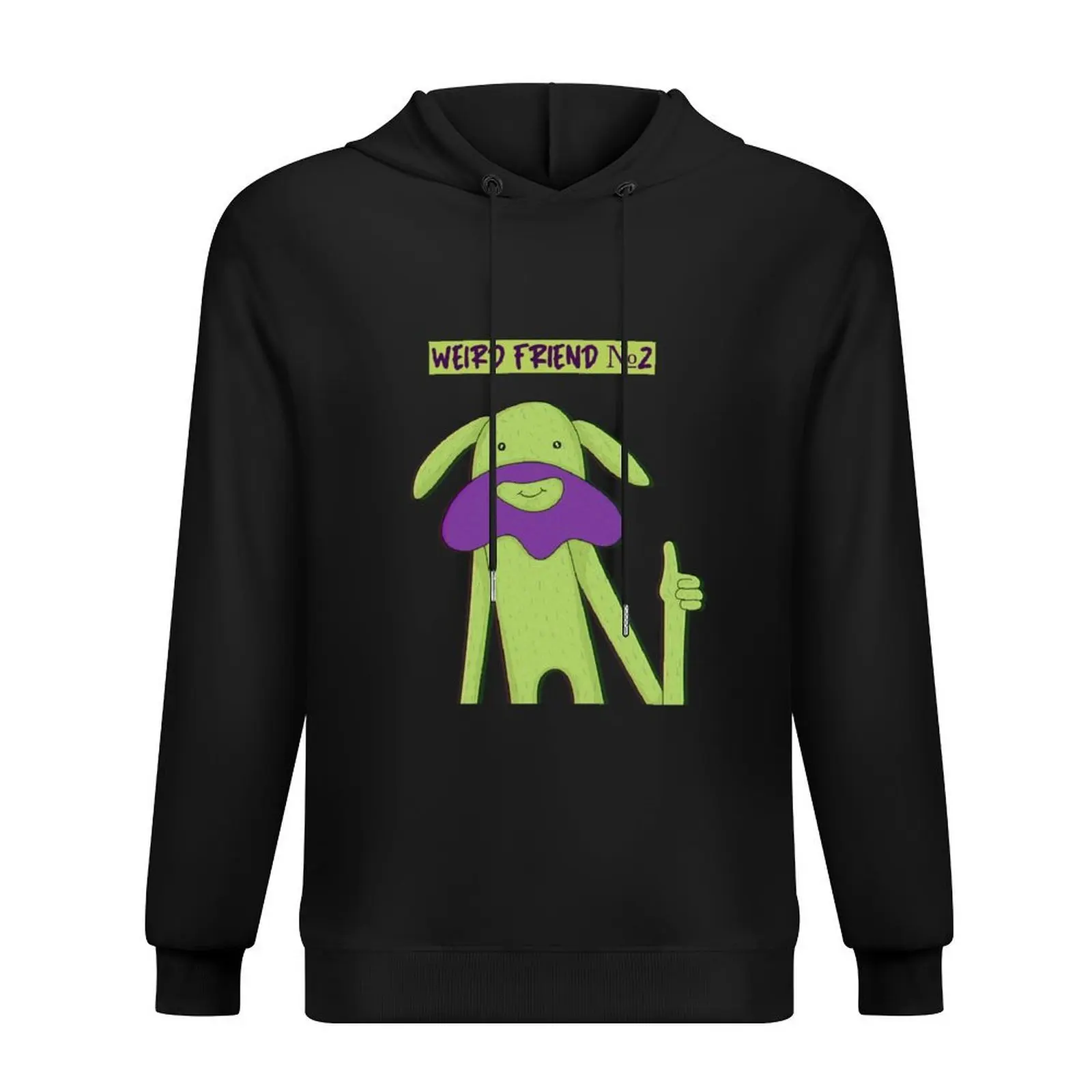 

Weird friend number 2 with graphic illustration Hoodie men's clothes winter clothes fashion men hoodie