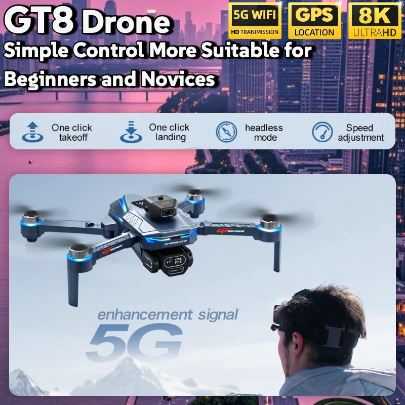 Drone Lenovo GT8 8K Profission - Drone Gt8 Rc avaliação e preço