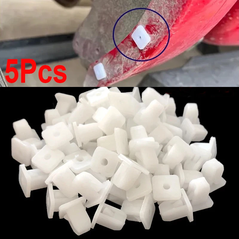 

50Pcs Square Auto Fasteners Auto Bumper Fastener Rivet Retainer Clips Push Engine Cover Fender Car Door Trim Panel Clip