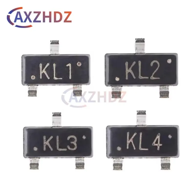 100PCS KL1 KL2 KL3 KL4 SOT-23 BAT54A BAT54C BAT54S BAT54 30V 200mA Schottky Diode SMD Transistors BAT54LT1G