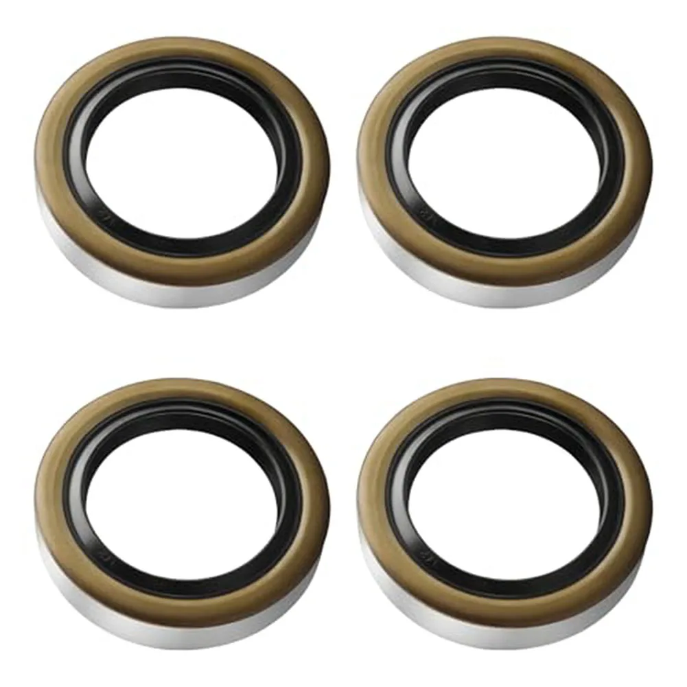 Grease Seals 4pcs for Trailer Axles For Dexter 010-019-00 and E-Z Lube 3500 lbs #84 Spindle Axle Hub Protection
