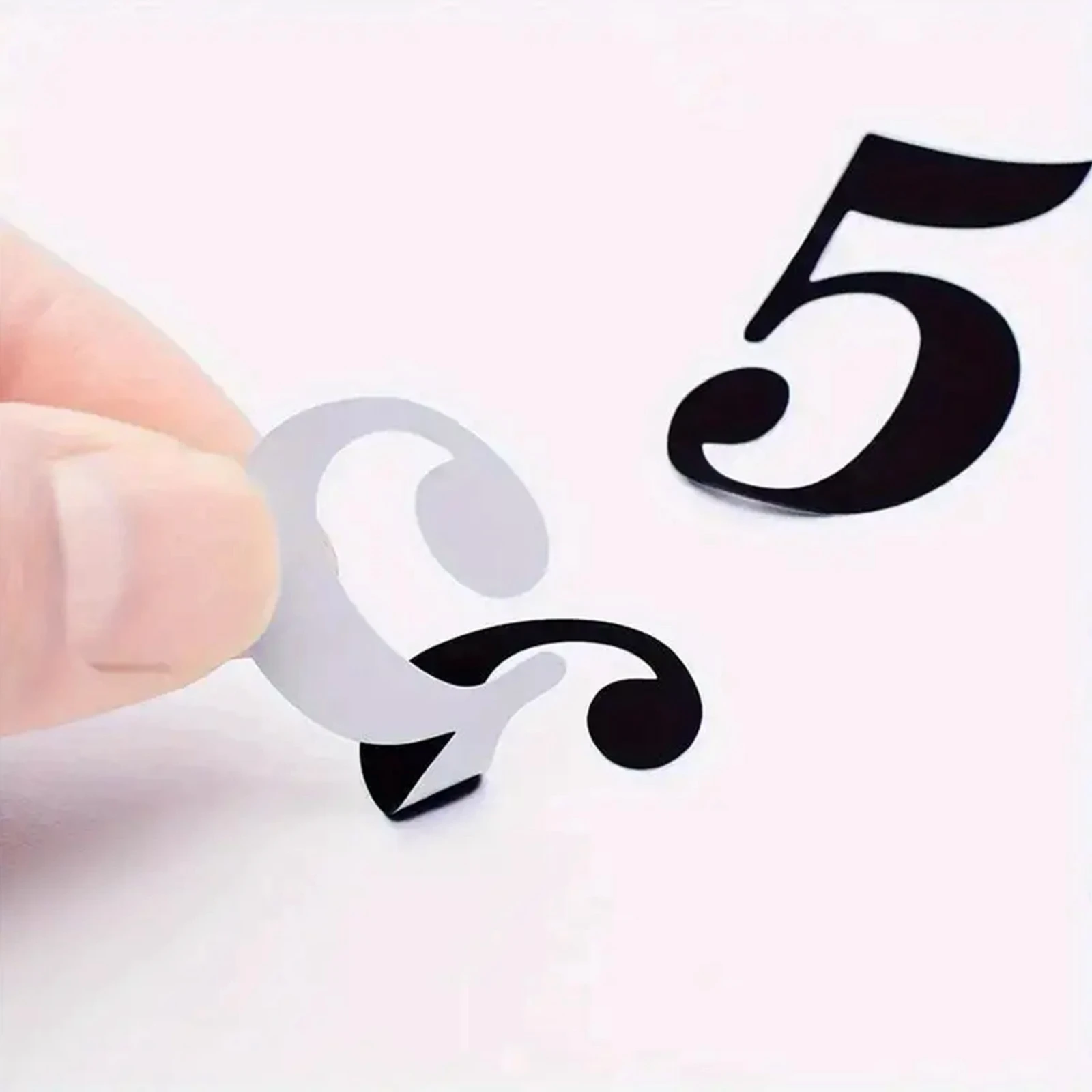 4sheets Numbers Stickers Mailbox Stickers Label, Digital Tags Number Labels For Signs Door Yard Mail Box Cars Trucks Home
