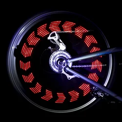 LED Bicycle Wheel Light Cycling Spoke Lights Rechargeable Bike Safety Warning Lamp Bicycle Decoration Accessories