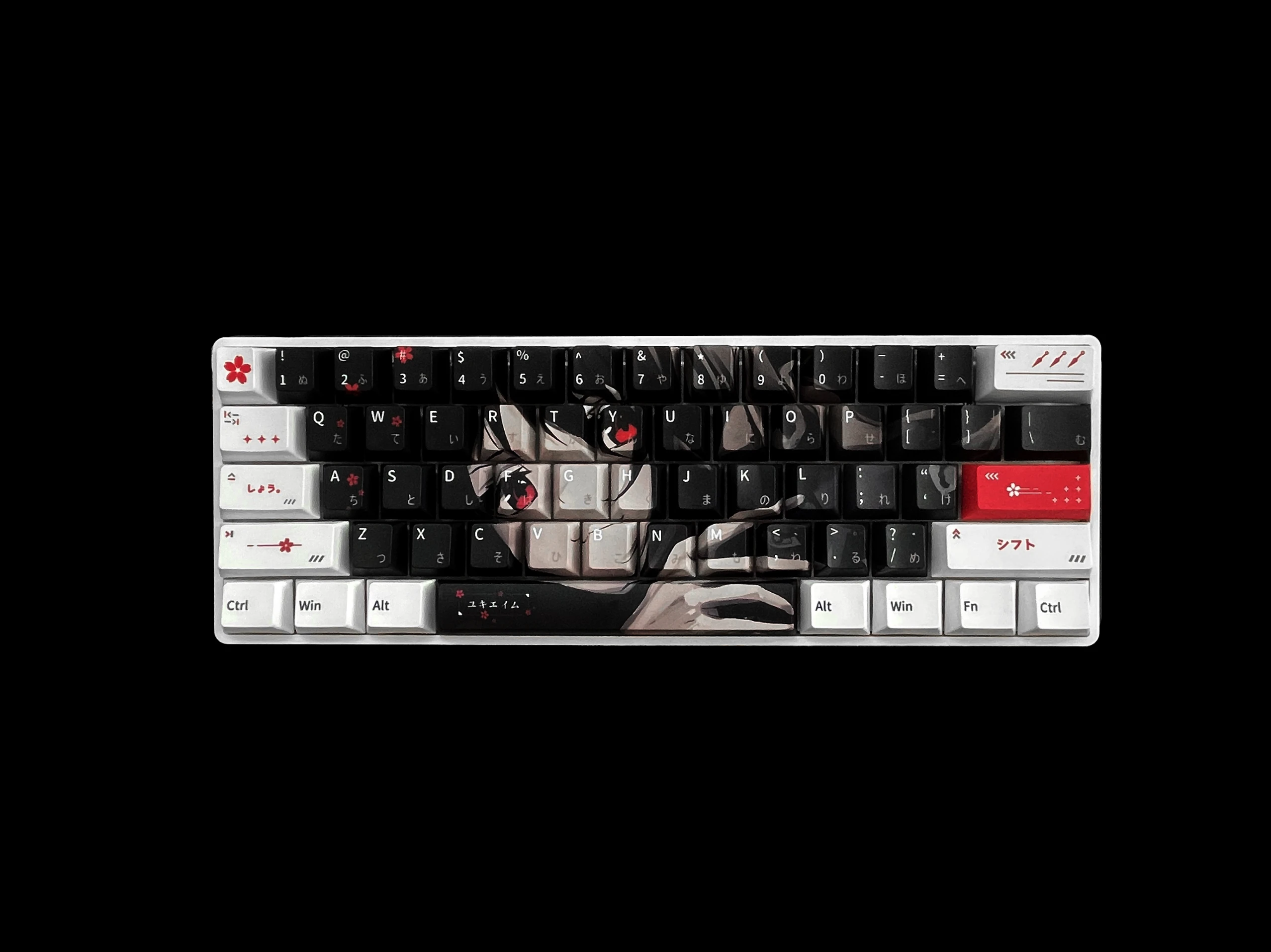 

Opaque Yuki Aim Keycaps Anime PBT Keycap Chreey Keycaps Japan Key Cap Dye-sub Mechanical Keyboard Caps for Wooting Ez63 Made68