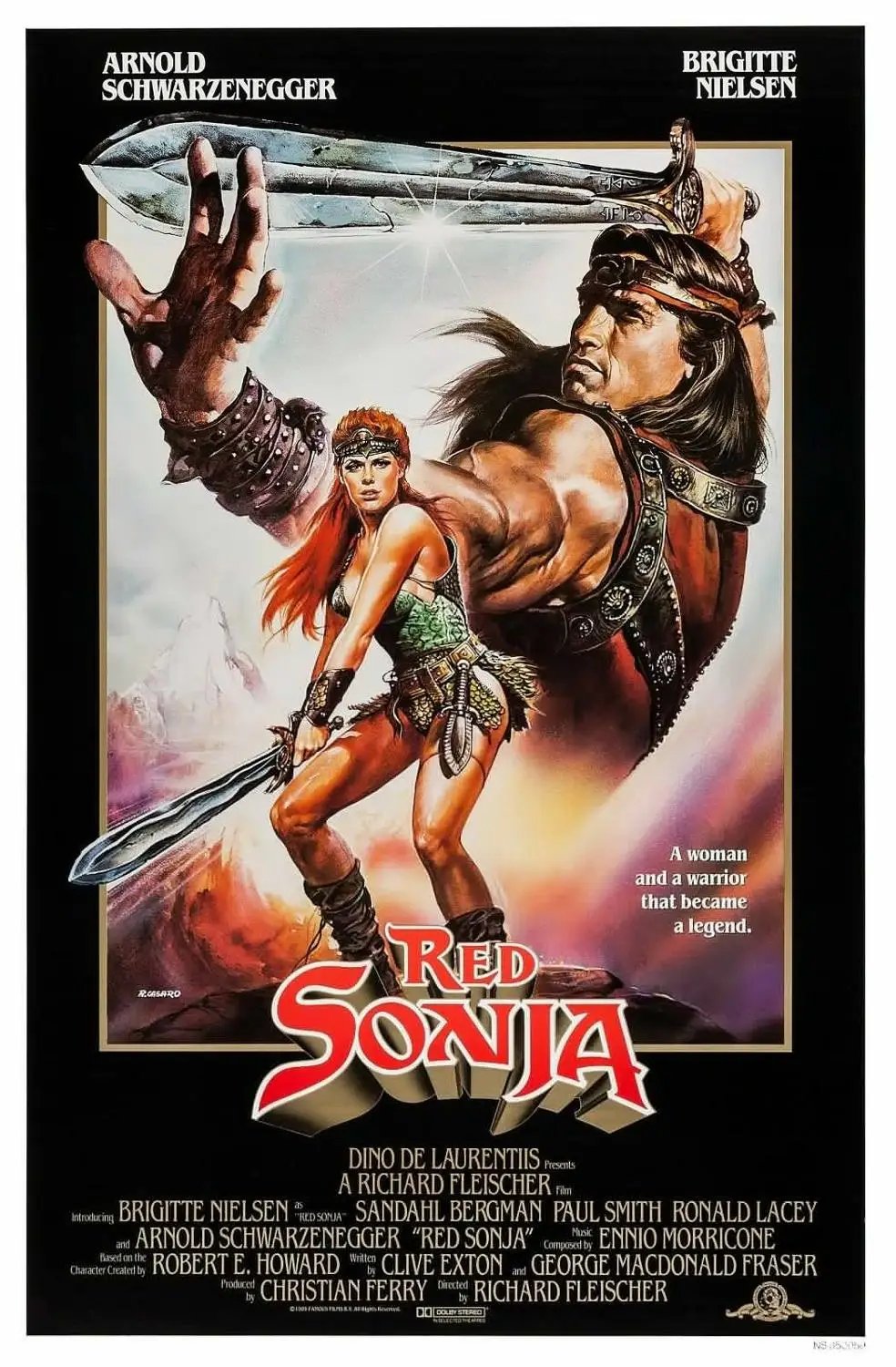 RED SONJA Movie Art Film Print Silk Poster Home Wall Decor 24x36inch