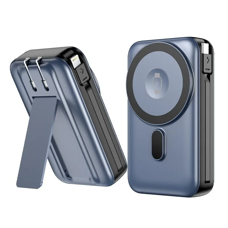 22.5W Fast Charging Power Bank 10000mAh with AC Plug with 2 Lines Portable External Battery for IPhone Xiaomi Huawei Samsung - Image 5