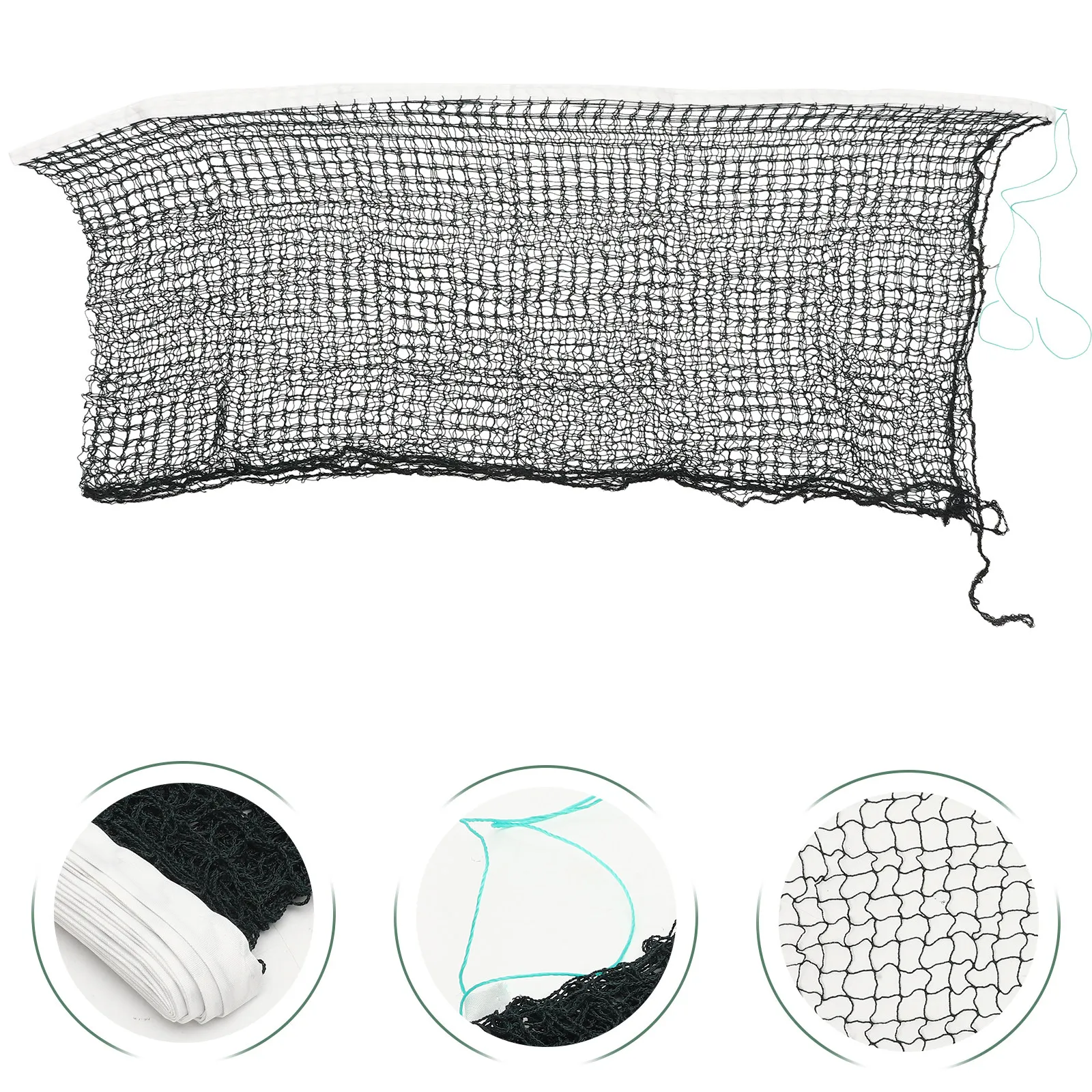 

Premium Badminton Net with Anchors Bright High-Visibility Mesh Design for Indoor Outdoor Sports Portable Volleyball