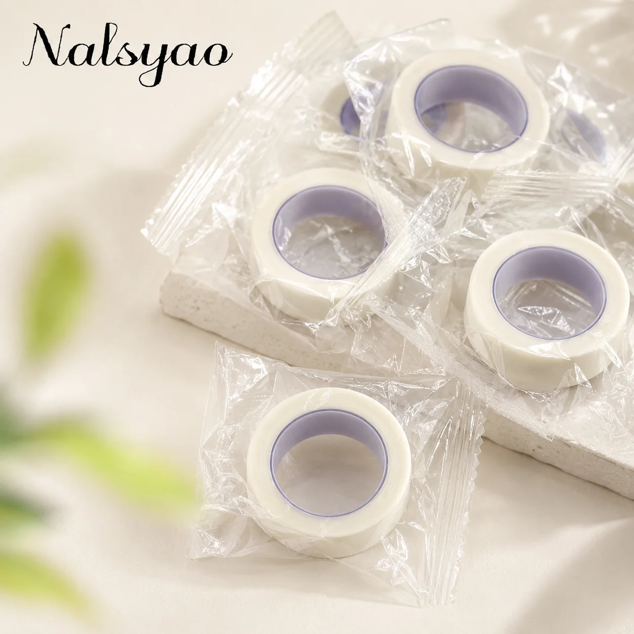 5PCS Weiß Wimpern Klebeband Wimpern Verlängerung Bänder Stoff Atmungsaktive Mikroporen Lash Tape für Wimpern Verlängerung Versorgung