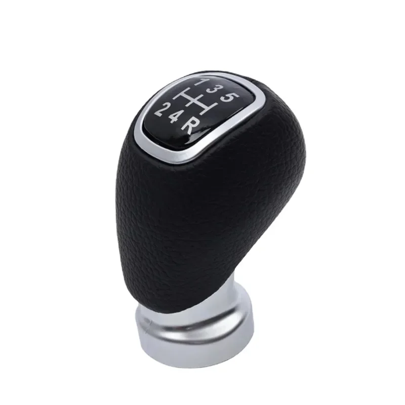 Car Gear Shift Knob Lever Change Gearbox Shifter Leather For Hyundai i10 2019 2020 2021 2023 Manual Gear transmission handle