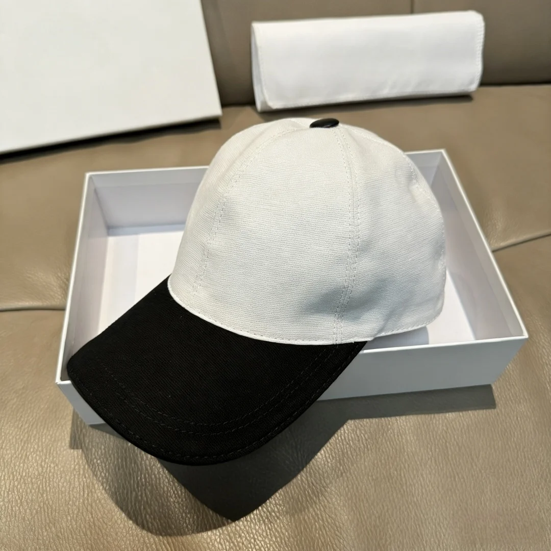 Luxury Brand Unisex Baseball Caps Handmade Casual Sun Hats Canvas Top-Grain Cowhide Fishermen Bucket Golf Hats Caps Holiday Gift