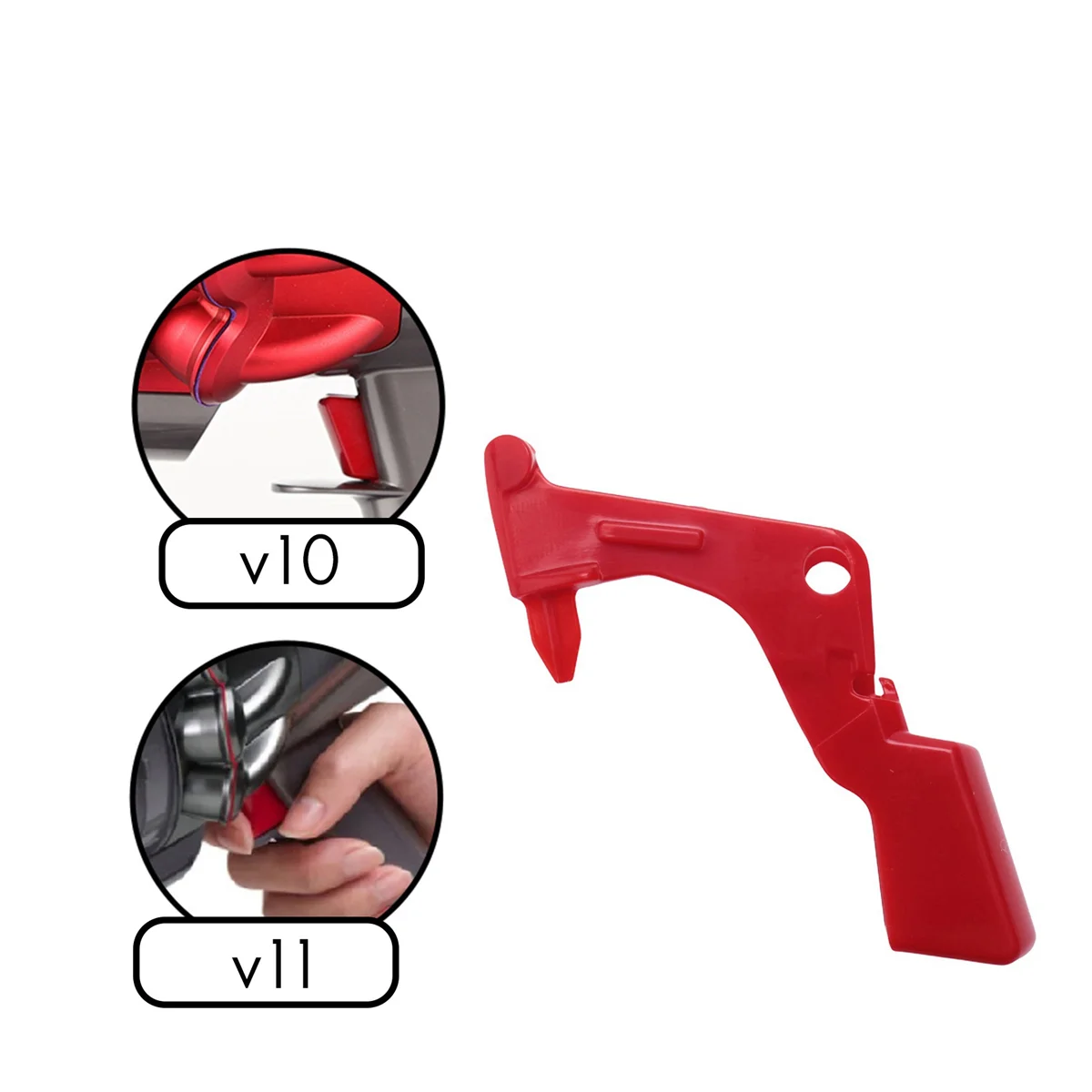 2 Stuks Extra Sterke Trigger Knop Schakelaar Voor V10 V11 Stofzuiger Vervangen Voor Thuisreiniging