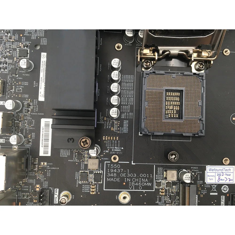 Desktop PC Motherboard 7000K28IMB T550 Supports 10th Gen CPU IB460MW