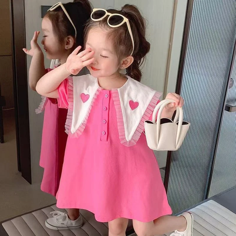 

Girls' Dress Summer New Style Western-style Little Girls' Children's Clothing Girls' Baby Princess Dress Children's Fashion