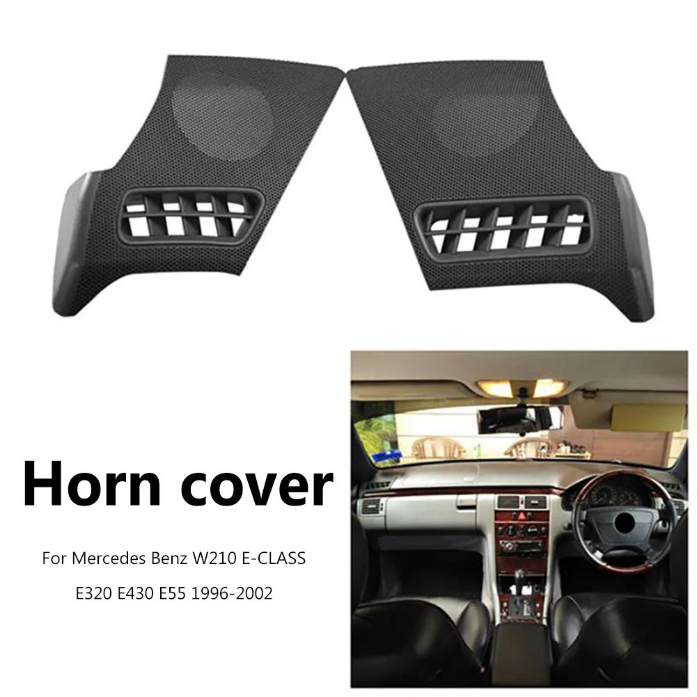 4-1PC Car Styling Dash Board Side Air Vent Speaker Grill Cover For Mercedes Benz W210 E-CLASS E320 E430 E55 1996-2002 Horn Frame