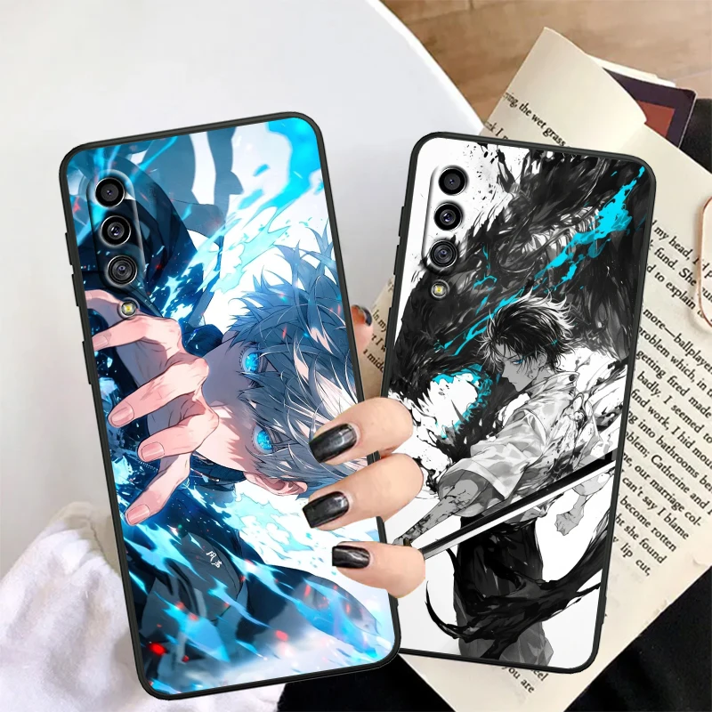 Spell Battle Anime Fashion For Samsung A53 A52 A33 A32 A51 A71 A21S A13 A73 A50 A22 A23 A03 A72 A54 A12 5G Black Soft