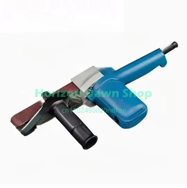 Portable 550W Wood Metal Glass Stone Polishing Handheld Sander Belt Polishing Machine