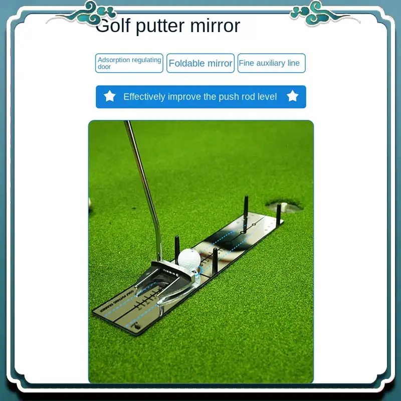 

Golf Swing Straight Practice Golf Putting Mirror Alignment Training Aid Swing Trainer Golf Accessories Parts