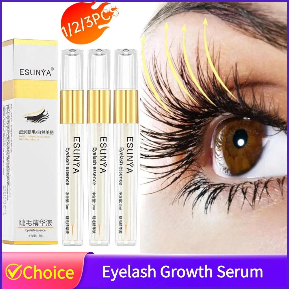 1/2/3pcs 빠른 성장 치료 속눈썹 세럼 속눈썹 영양 액체 두꺼운 속눈썹 길어지는 눈썹 세럼